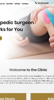 More Orthopaedic Website Templates